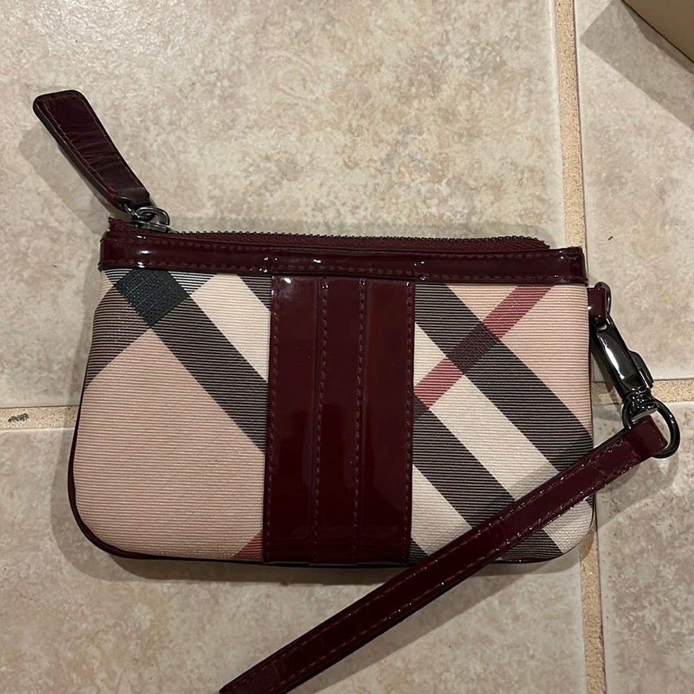 Burberry wristlet